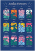 Galison Zodiac Flowers – 1000 Piece Puzzle Featuring Artistic Flowers Paired with Zodiac Signs...