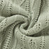 Baby Blanket for Boys Girls Knitted Neutral Swaddle Blanket Soft Lightweight Receiving Blankets for Newborn Infant Crib Stroller Light Green 30 x ...