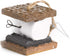 Smiling White Chocolate Brown S'mores Sandwich 2 Inch Resin Decorative Holiday Ornament...