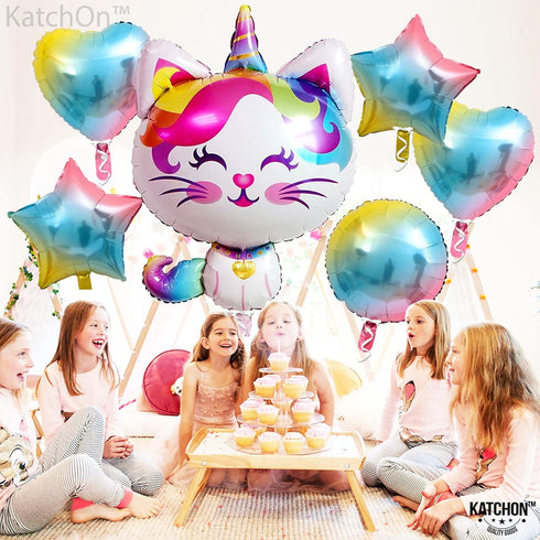 KatchOn Big Cute Caticorn Pack - 36 Inch: Cat, Kittycorn & Caticorn Party Supplies - Set of 6...