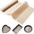 Silicone Baking Mat Roll 16IN*5FT Free Cutting, Non-Slip Pastry Mat, Non-Stick Reusable Air Fryer Liner, Oven Liners, Counter Mat, Freeze Dryer Ma...