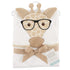 Hudson Baby Unisex Baby Cotton Animal Face Hooded Towel, Nerdy Giraffe, One Size...