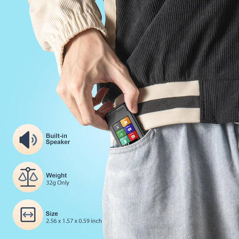 Bluetooth MP3 Player, Portable Music Player with FM Radio, Voice Recorder, Ebook Digital Audio Player with 16GB Internal Memory Support TF Card up...