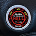 Push Start Button Cover for Dodge Challenger Charger Durango Ram 2015-2024, Engine Start Ignition Kit Cover Badge-Push to Release Hell Stylish Des...
