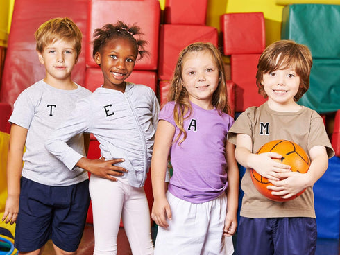 104 Pcs Iron on Letter Alphabet Fabric Patches with Ironed Adhesive Embroidered Decorate Repair A-Z Letter for Bulletin Board School T-Shirts, Jea...