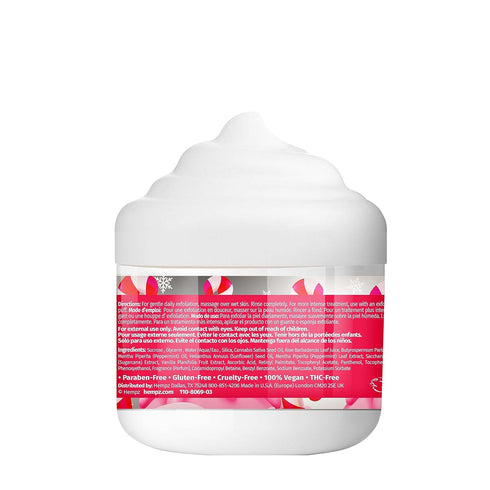 Hempz Limited Edition Candy Cane Lane Exfoliating Body Scrub (4 Oz) – Yummy Holiday Scented Sugar Body Scrub for Shower & Bath, Cozy Candy Cane Sc...