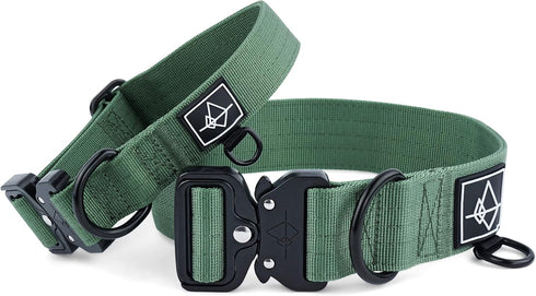 Made to ROAM Premium Dog Collar - Adjustable Heavy Duty Nylon Collar with Quick-Release Metal Buckle (Oregon Haze, Classic Size 2)...