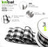 Wired Traditional Buffalo Plaid Ribbon 2-1/2 inches x 25 Yard Buffalo Check Black and White Ribbon for Gift Wrapping, Crafts, and Decorations...