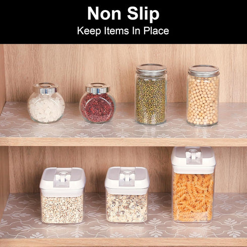 Cooyes Shelf Liner Drawer Liners, Shelf Liners for Kitchen Cabinets, Non Adhesive Cabinet Liner, EVA Waterproof Non-Slip Refrigerator Liners for K...