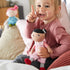 HABA Snug Up Doll Rumbi - 10" Soft Doll with Black Hair and Pink Overalls - Machine Washable for 18 Months and Up...