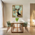 Posterizer 1 pcs-dainty retro chic floral poster of a cute deer 1-Art for Animal Lovers-GIft for Men Women Teens-Decor for Home & Office- unframed...