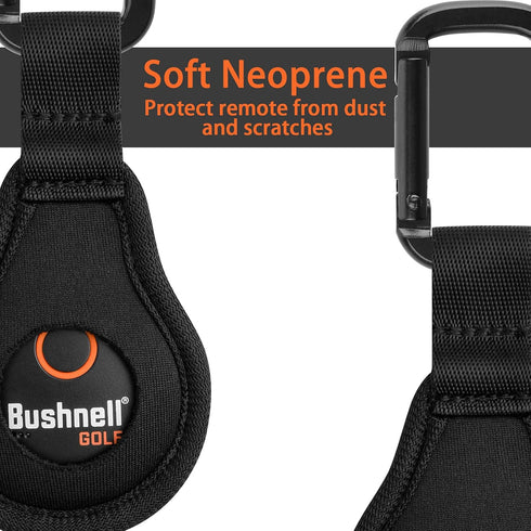 Neoprene Protective Case for Bushnell Wingman/2 Golf GPS Speaker Button, Carabiner Anti-Lost Holder...