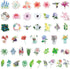 200PCS Flower Stickers Pack Vinyl Decals for Water Bottles Hydroflask Book MacBook Laptop Phone Case...