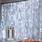 Ollny Curtain Lights 6.6x6.6ft, 200 LED White String Lights with Remote 8 Modes Dimmable Timer, USB Power Fairy Light for Bedroom Backdrop Indoor ...