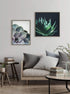Kate and Laurel Sylvie Succulent 5 Framed Canvas by F2 Images, 18x24 Gray...