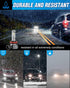 Nilight EF2 H10 LED Fog Light Bulbs, 250% Brightness, 5,0000 Hours Long Lifespan, 6000K Xenon White Fog Light Bulbs, 9140/9145 LED Fog Light DRL B...