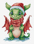 Luca-S Cross Stitch Kit The Happy Dragon, B1406, Counted Cross Stitch Kit for Adults, Needlecraft and Embroidery Kit...