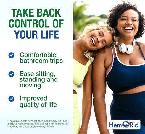HemRid Max - Fast Hemorrhoid Relief. Get The Hemorrhoid Pills That Actually Work. Works in Just 2-5 Days....