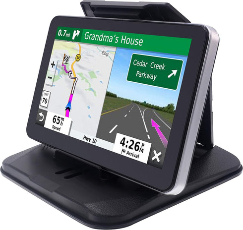 Dashboard GPS Mount, Fits 4.3"-9.6" Screens, Universal Compatible with All Smartphones and Tablets, Easy to Mount and Clean, Ideal for Navigation ...
