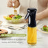 Oil Sprayer for Cooking-200ml Thick Glass Olive Oil Sprayer with Large Range, Refillable Oil Mister Spray Bottle for Air Fryer, Salad Making, Baki...