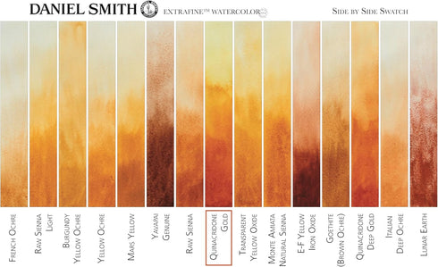 Daniel Smith 284610089 Extra Fine Watercolors Tube, 5ml, Quinacridone Gold, 0.17 Fl Oz (Pack of 1)...