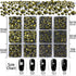 LPBeads 6400 Pieces Hotfix Rhinestones Olivine Flat Back 5 Mixed Sizes Crystal Round Glass Gems with Tweezers and Picking Rhinestones Pen...