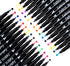 30 Fabric Markers Pens Set, 30 Colors Art Markers Set, Non Toxic, Indelible and Permanent Fabric Paint, Textile Marker Pen for T-shirt Fabric Bags...