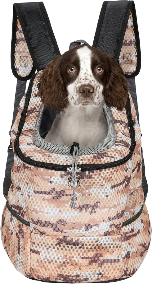 Mile High Life | Hiking Outdoor Pet Carrier Backpack | Kitty Puppy Cat Carrier | Dog Carrier for Small Dogs | Dog Backpack w Breathable Mesh with ...