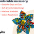Huxley & Kent Pet Pinwheel | Cinco Fiesta (Small) | Velcro Collar Accessory for Dogs/Cats | Fun Pet Pinwheel Collar Attachment | Cute, Comfortable...