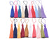 KONMAY 20pcs 3.5'' Small Silky Soft Craft Mini Bookmark Tassels with Loops for Jewelry Making, Gift Wrapping, Zipper Pull, Home Decor(Royal Blue)...