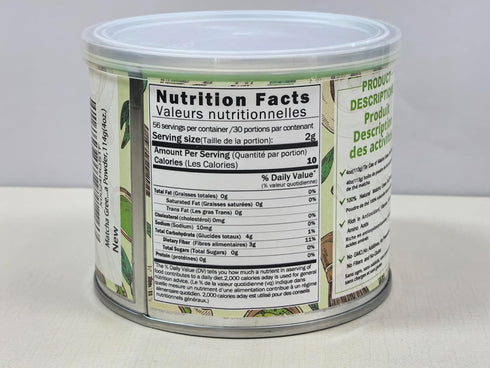 Organic Matcha Green Tea Powder-4oz(113g) Tin, 100% Natural & Pure, Ceremonial Grade, No Additives or Fillers, NO GMO...