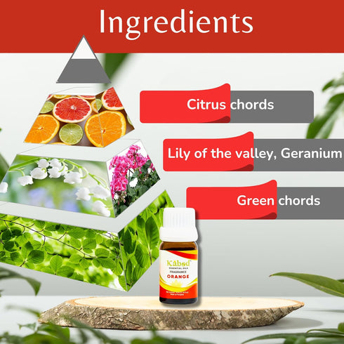 Kabod Orange Essential Oil - Aromatherapy Blend for Diffusers, Humidifiers, Aroma Stoves, Soap and Candles - Fragrance Oil for Home - 10ML Bottle ...