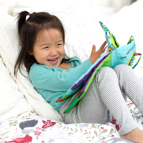 Melissa & Doug Soft Activity Baby Book - The Wonderful World of Peekaboo!...