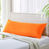 EVOLIVE Ultra Soft Microfiber Body Pillow Cover/Pillowcases 21"x54" with Hidden Zipper Closure (21"x54" Body Pillow Cover, Orange)...