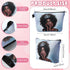 Chunful 9 Pcs Black Women Makeup Bag African American Make up Pouch Bags Canvas Travel Cosmetic Bags for Women Queen Zippered Toiletry Bag Reusabl...