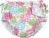 Ruffle Snap Reusable Absorbent Swimsuit Diaper-White Zinnia-4T...