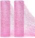 Ribbli 2 Rolls Light Pink Mesh Ribbon,10 inch x 30 feet(10Yard) Each Roll,Metallic Light Pink with Pink Wide Foil,Use for Wreaths Swags,Valentine’...