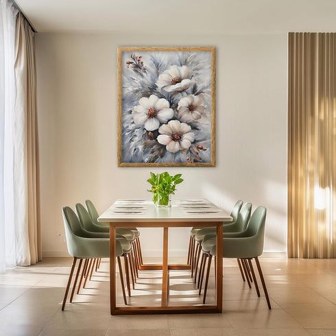 Posterizer 1 pcs-dainty flowers in nature -oil painting style-10-Floral & Botanical Art-Landscape & Nature Art-Living Room Bedroom Decor- unframed...