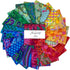 Kaffe Fassett Classics Plus Rainbow 5" Charm Pack for Free Spirit Fabrics 42 5" Fabric Squares...