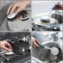 Stainless Steel Sponge Wool Scrubbers, Dish Metal Scrubber Dishwashing Sponge Dishes Scrub, Handheld Scrubbing Cleaner Brush Scouring Pad with Han...