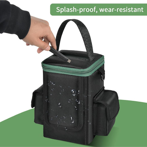 Soft Bag Compatible with Anker Power Bank, 60,000mAh PowerCore Reserve 192Wh, Charge Power Bank Storage Case Cover with Two Pockets for Battery Us...