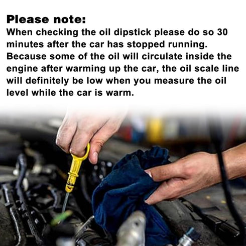 #53034186AD Engine Oil Indicator Dipstick Fit for Jeep Grand Cherokee with 5.7L HEMI Fit for Dodge Durango with 5.7L HEMI 2011 2012 2013 2014 2015...