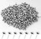 Uenhoy 500 Pcs Mini Paper Fasteners Brads Metal Round Brads for DIY Crafts Scrapbooking Stamping - Silver, 0.24" x 0.47"...