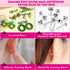 Earring Posts and Backs, Flasoo 700Pcs Stud Earring Making Kit with 300Pcs Stainless Steel Earring Posts and 400Pcs Earring Backs, Earring Supplie...