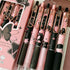 6 Pcs Gel Ink Pens Retractable Pens Cute Rose Flower Pen 0.5mm Black Ink Pen Writing Pens Office School Supplies for Girls Boys Women Men (Butterf...