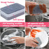 Sponge Brush Kitchen Dish Bottle Washing Scrubbers - Non Scratch Scouring Pads,Household Essential Cleaning Kit for Non-Stick Cookware Pots Pans S...