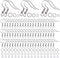 TOAOB 300pcs Stainless Steel Hypoallergenic Earring Hooks Silver Earring Making Kit with Jump Rings and Clear Silicone Earring Backs for DIY Jewel...