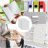 24 Pcs 3 Ring Binder Dividers with Tabs White Frosted Designs Plastic Page Dividers with 24 Tabs Recipe Cute Binder Dividers Decorative Insertable...