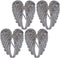 4Pcs Angel Wing Pin Brooch Unisex Crystal Angel Wing Corsage Pin Brooch Cardigan Breastpin Clip Lapel Pin Coat Badges for Tuxedo Blazer Cardigan S...