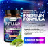 Psyllium Husk Capsules 1500mg - Fiber Supplement - Natural Soluble Fiber Pills with Psyllium Husk Powder - Supports Digestive Gut and Colon Health...